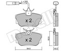 PADS BRAKE METELLI 22-0346-2 