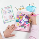 Блокнот Totum Diamond Diary Unicorn с вышивкой, алмазная мозаика для детей