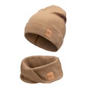 Комплект шапки и шарфа детский, в полоску, однослойный, 54-60 л.
