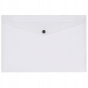 Папка-конверт А4, ПП, ПРОЗРАЧНАЯ, БЕЛАЯ