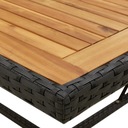 Záhradný stôl TECHNORATTAN OBED Terasa Balkón Hlavný materiál drevo