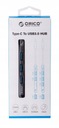 USB-C HUB 4 x USB 3.1 GEN1, алюминий ORICO