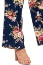 ЖЕНСКИЙ КОСТЮМ Летние длинные широкие брюки с удобным цветочным принтом MORAJ XXL