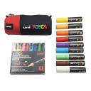 Набор акриловых маркеров POSCA + пенал + БЕСПЛАТНЫЕ ПОДАРКИ