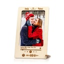 ПЕРСОНАЛИЗИРОВАННАЯ РАМКА ПОДАРОК ​​НА ДЕНЬ СВЯТОГО ВАЛЕНТИНА ЛЮБИМАЯ ПЕСНЯ SPOTIFY ХОЛОДИЛЬНИК