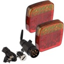 KIT FEUX VERS REMORQUE PHARES SANS FIL LED 12V 24V SUR PRZYCZEPEphoto 8