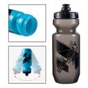 Squeeze plastová fľaša na vodu Športová fľaša na vodu bez BPA, športová priehľadná šedá Hmotnosť (s balením) 0.078 kg