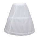 Spodničky krinolína 3 obruče 5 vrstiev spoločenské šaty Model Akcesoria ślubne Tiulowa suknia ślubna z