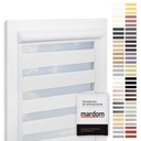 ROLETA DZIEŃ NOC W KASECIE PROWADNICE WYMIAR OKNO DO 150 CM KONFIGURATOR