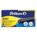 Картриджи 4001 длинные GTP/5 черные PELIKAN