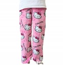 HELLO KITTY ПИЖАМНЫЕ БРЮКИ С МУЛЬТФИЛЬМАМИ ФЛАНЕЛЕВЫЕ ДОМАШНИЕ БРЮКИ