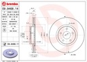 DISCOS ZAPATAS PARTE DELANTERA BREMBO FORD FOCUS II DESCAPOTABLE 