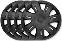 4 универсальных колпака N-Power Black Mat 15 дюймов для автомобильных колес