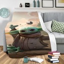 KOC Disney Star Wars Baby Yoda Super miękkie ciepł Wymiary 150x200cm