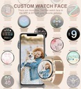 OKOSÓRA 1,32&quot; HD iOS Android Bluetooth PULZUSMÉRŐ LÉPÉSSZÁMLÁLÓ 3 CSÍK Márka márkanév nélkül