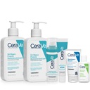 CeraVe Set 2x Очищающий гель 236 мл + гель против несовершенств + сыворотка