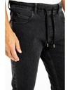 Bavlnené nohavice Pánske šedé Joggery Nohavice Bojovky na gumu Denim 36/32 Kód výrobcu Cross Jeans Justin Jogger Fit