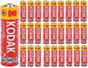 30шт пальчиковые батарейки типа АА KODAK 1050мАч R6