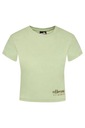 Koszulka ELLESSE damska crop t-shirt zielona krótki luźny EU 40