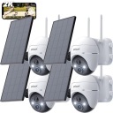 НАРУЖНАЯ СОЛНЕЧНАЯ WIFI 2K БАТАРЕЯ PTZ-КАМЕРА С СОЛНЕЧНОЙ ПАНЕЛИ x4