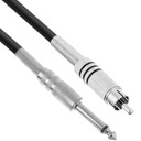 Kabel przewód audio sygnałowy RCA Cinch Jack 6,3 mm mono 1,5 m the sssnake