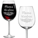 ПОДАРОК ​​НА ДЕНЬ МАТЕРИ НА БОКАЛЕ ВИНА С ГРАВИРОВКОЙ