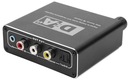 КОНВЕРТЕРНЫЙ УСИЛИТЕЛЬ TOSLINK КОАКСИАЛЬНЫЙ 2x CINCH DAC