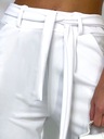 Spodnie damskie CYGARETKI eleganckie z WYSOKIM STANEM elastyczne MODNE L/XL Stan (wysokość w pasie) wysoki