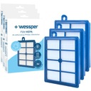 3x HEPA-ФИЛЬТРА ДЛЯ PHILIPS ELEKTROLUX ULTRASILENCER