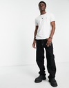 AllSaints biele pánske tričko defekt XL Materiálové zloženie w opisie