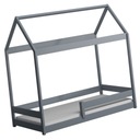 ŁÓŻKO DOMEK DREWNIANE 190X80 CM === MATERAC STELAŻ