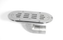 ODPLYW EAU AVEC GRILLE 90 X190 MM TUYAU 38 MM GRILLE ODPLYWOWA ACIER INOXYDABLEphoto 5