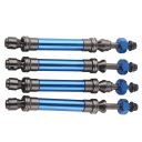 МЕТАЛОВА ОСИ ПРИВІДНИЙ 4PCS CVD DO TRAXXAS SLASH 4X4 RC CAR DARK BLUE  фото 6