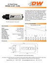 BOMBA COMBUSTIBLES 340LPH SUBARU BRZ, TOYOTA GT86, SCION 