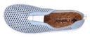 Rieker 52866-10 37 niebieskie buty tenisówki mokasyny Materiał zewnętrzny skóra ekologiczna