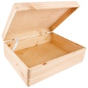 Деревянная шкатулка, подарочная коробка с крышкой, игрушки, фото, 40х30х14 см.