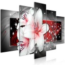 КАРТИНА АБСТРАКТНЫЕ ЦВЕТЫ 200х100см b-A-0616-b-m