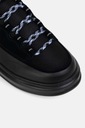 Karl Lagerfeld čierne pánske členkové topánky Kapri Mens Hiker Kc Dĺžka vložky 25 cm