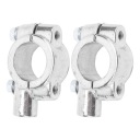 КРІПЛЕННЯ ДЗЕРКАЛА КЕРМА МОТОЦИКЛА 2 SZT. СРІБНИЙ 22MM СУПОРТ GWINTOWY ADAPTOR M8  фото 13