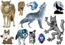 Татуировки Для Детей Волки Анимированный Волк