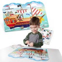 Многоразовые ВЫПУКЛЫЕ 3D НАКЛЕЙКИ Пираты 51шт Пухлые