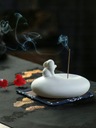 Kadzidełka z białej porcelany Zen Rabbit