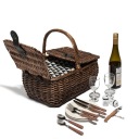 Плетеная корзина для пикника