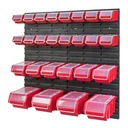 4x Стенка для инструментов + 26 лотков с крышкой