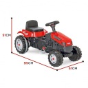 WOOPIE Педальный трактор Farmer GoTrac Tractor Тихие колеса