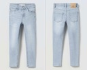 ZARA niebieskie spodnie jeansy rurki skinny fit Rozmiar (new) 164 (159 - 164 cm)