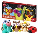 MONA PLASTELINA TRADYCYJNA 12 KOLORÓW SZKOLNA