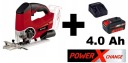 Аккумуляторный лобзик 18В Einhell TE-JS 18 Li аккумулятор 4,0 Ач + зарядное устройство 3А