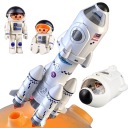 ИГРУШКА КОСМИЧЕСКАЯ РАКЕТА ДЛЯ ДЕТЕЙ ИГРУШКА КОСМОНАВТ 2 КОСМОНАВТА