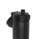 Бутылка стальная, черная, школьная бутылка для воды для мальчиков, черная ION8, 0,6 л